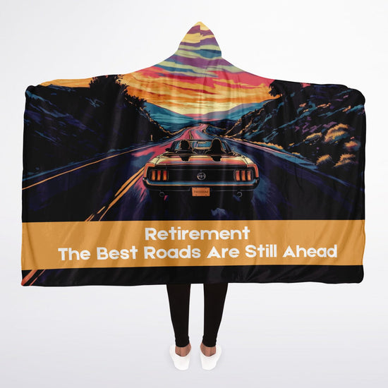 Mustang Hooded Blanket Sherpa - AOP