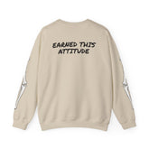 Beige sweatshirt with &