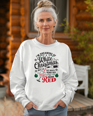 Wine Christmas Sweatshirt